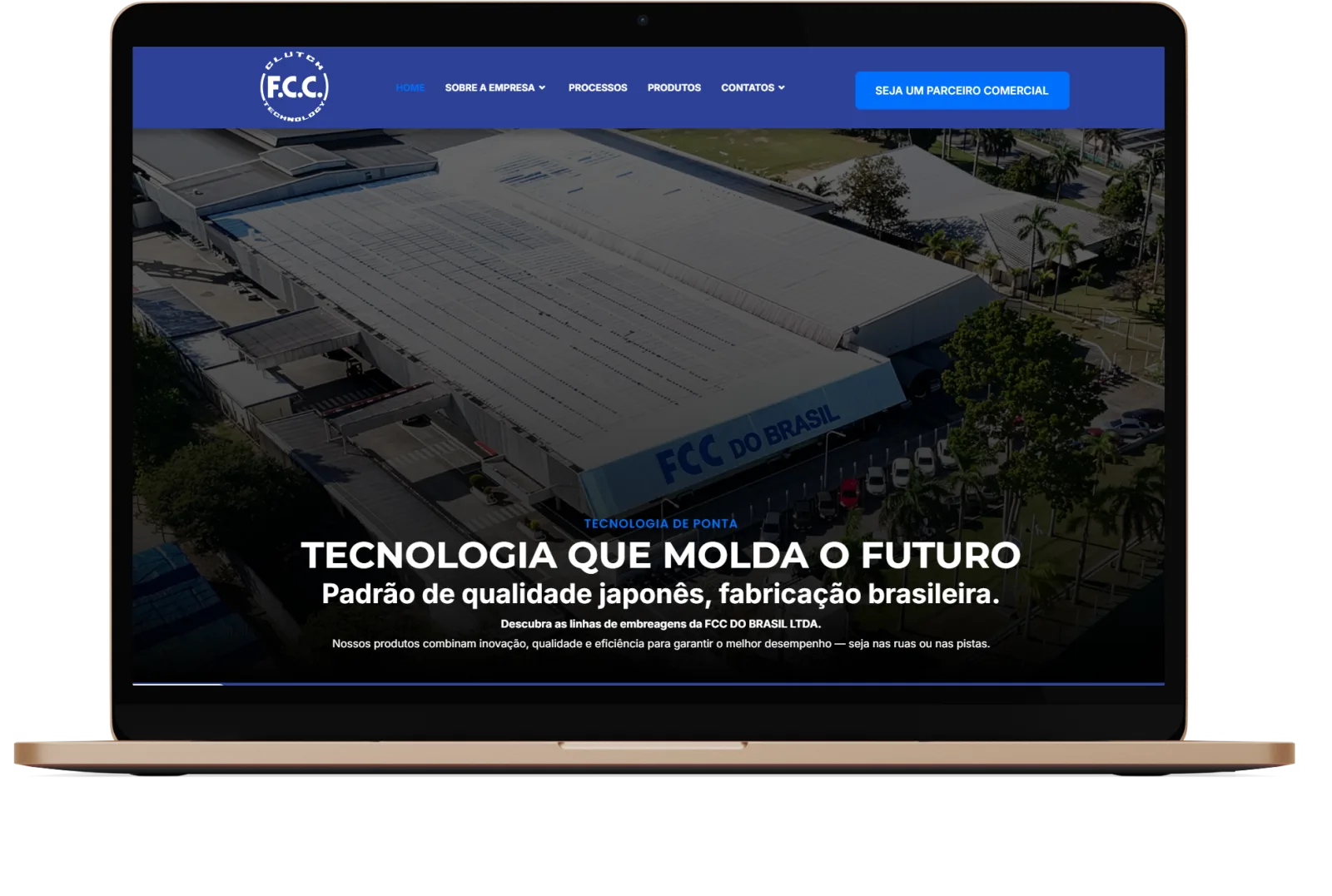 Website Institucional para Indústria Automotiva