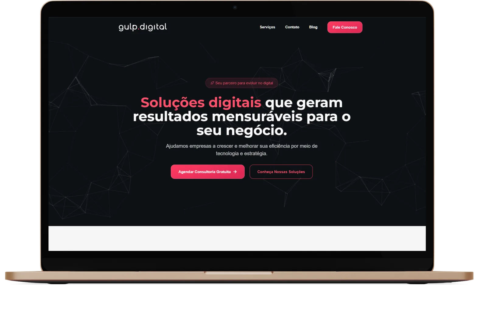 Site Institucional e Plataforma de Soluções Digitais