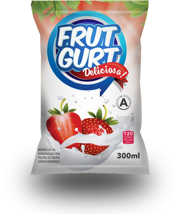 Criação de Marca e Design de Embalagens — FrutGurt