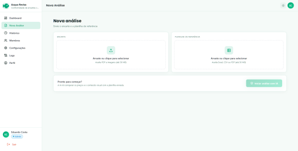 Plataforma de Revisão Inteligente de Encartes para Supermercados