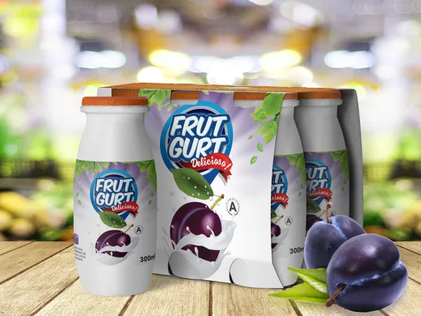 Criação de Marca e Design de Embalagens — FrutGurt
